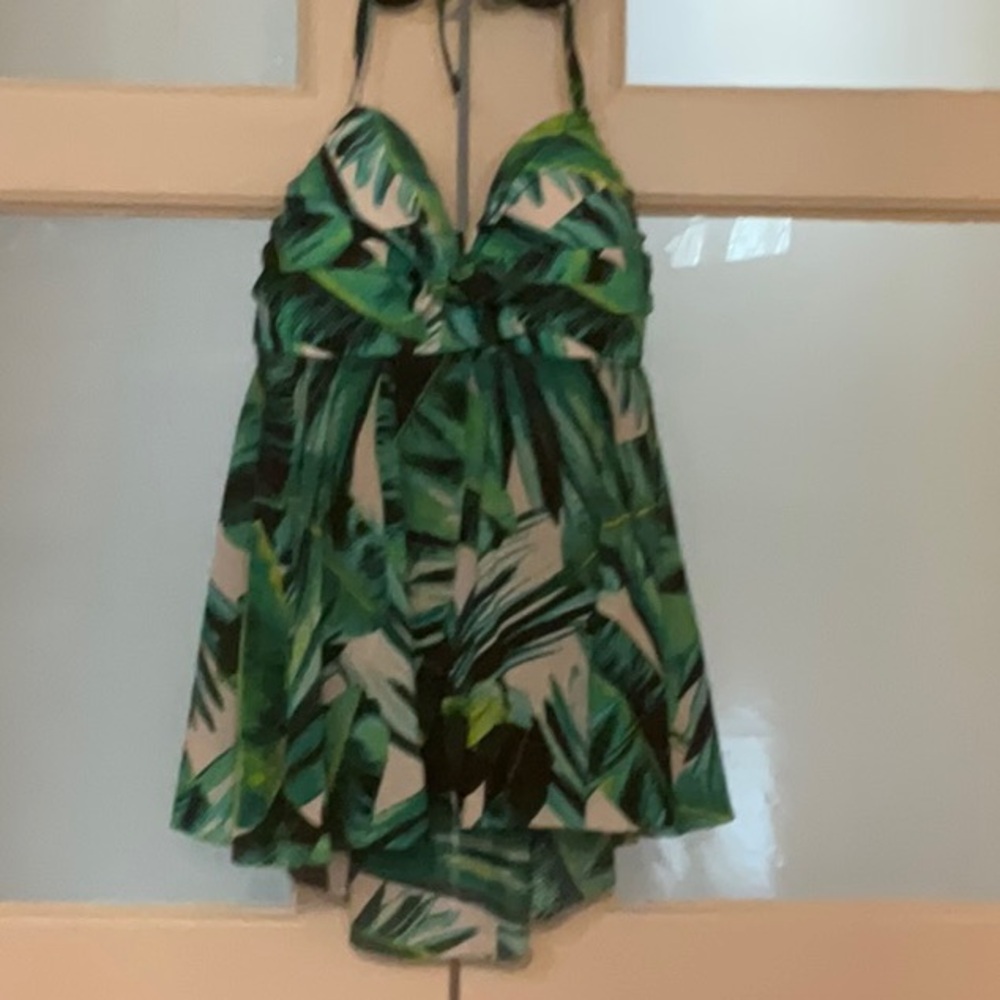 Ceeb Tropical Halter swimsuit top